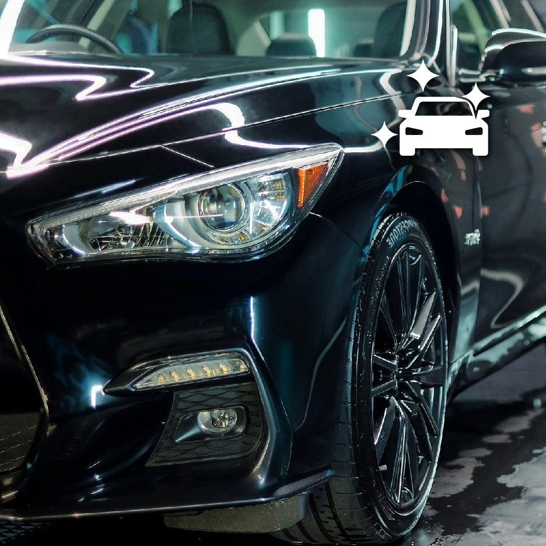 High-gloss crystal car wax service