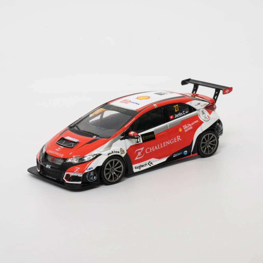 odel Car|1:43|Honda CIVIC Type R FK2 TCR Macau Guia Race 2021|Jactin Chung #27