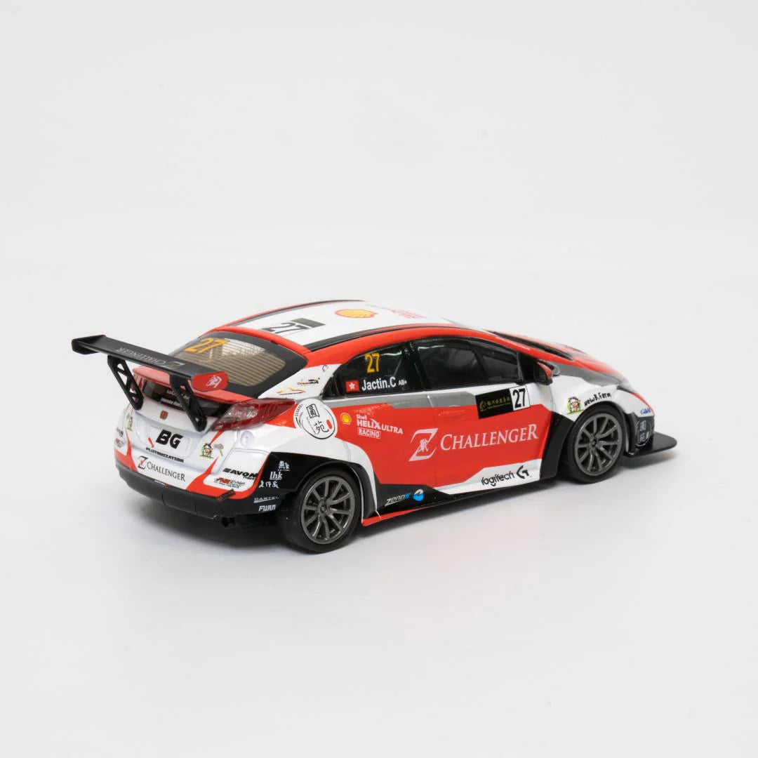 odel Car|1:43|Honda CIVIC Type R FK2 TCR Macau Guia Race 2021|Jactin Chung #27