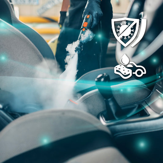 Steam & Cleaning + Ozone Air Purification + Car wash & vacuum cleaning