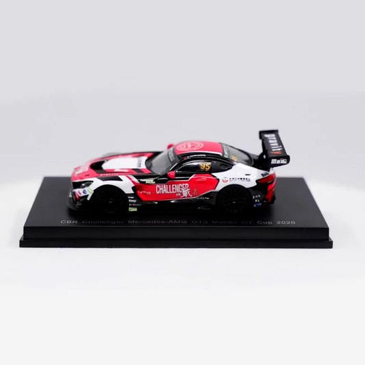 模型車｜1:64｜CBR CHALLENGER Mercedes-AMG GT3 Macau GT CUP 2020｜歐陽若曦 #95