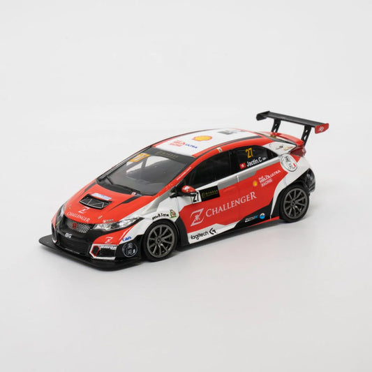 模型車｜1:43｜Honda CIVIC Type R FK2 TCR Macau Guia Race 2021｜鍾澔軒 #27